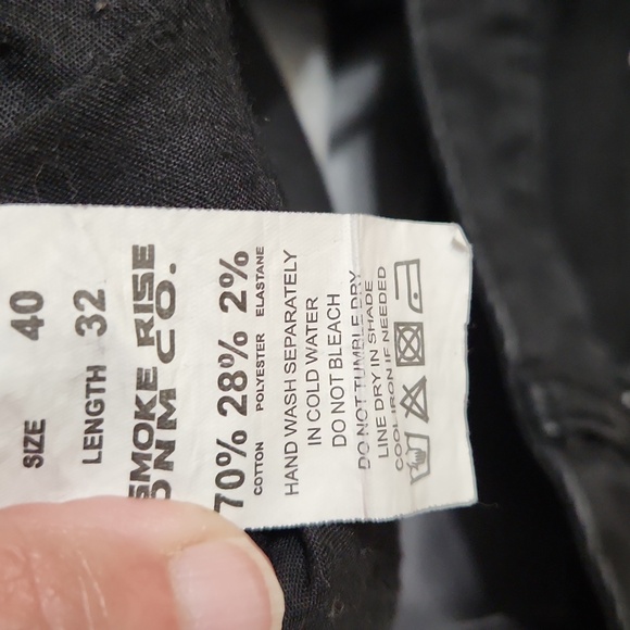 Smoke Rise men's bi color 40/32 graffiti jeans - Picture 6 of 8